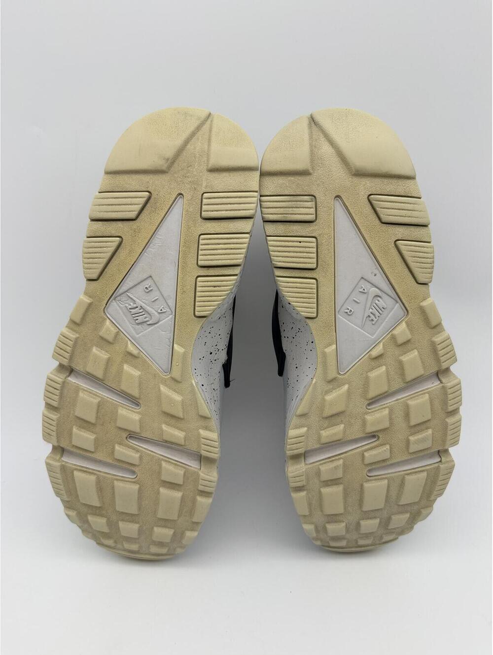 Nike Air Huarache Run Premium Men's Sneaker Pure Platinum Black Size 8 - Picture 9 of 10